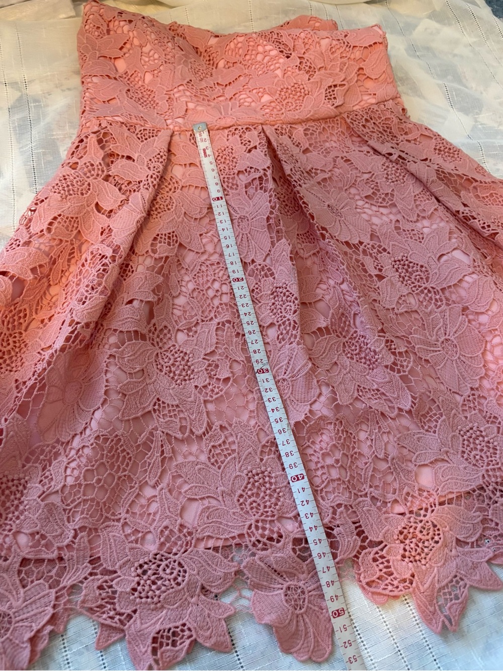 Adelyn Rae Pink Lace Mini Dress - Picture 8 of 10